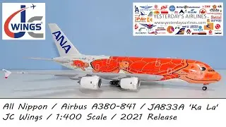 1:400 Review: All Nippon Airways (ANA) Airbus A380-841 JA383A Ka La by JC Wings