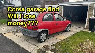 Vauxhall Corsa B rescue,, barn find will I lose money getting it back on the road? 1997 1.2