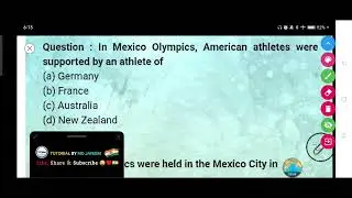 In Mexico Olympics, American athletes were supported by an athlete of :-