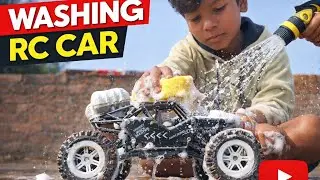 Washing My RC Car | Super Clean Toy Car 🚗💦Dirty RC Car Washing | Satisfying Toy Cleaning Car Wash 