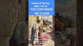 Gospel of the Day Mark 1:40-45 #gospel #jesus #blessedwoman