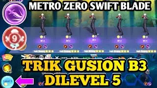 TRIK GUSION B3 DILEVEL 5 COMBO SWIFT BLADE 9 METRO ZERO PAKE COMMANDER VALE TERBARU|100 % JADI||MCGG