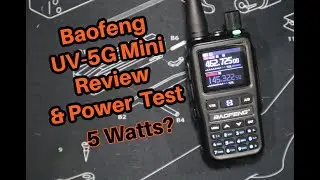 Новый UV-5G Mini от Baofeng просто невероятен! Первые впечатления и тест мощности