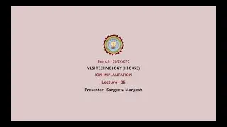 VLSI Technology | Ion Implantation| AKTU Digital Education