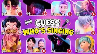 Guess KPop Demon Hunters Movie Character by Song & Voice | Saja Boys, Soda Pop | Funny Quiz