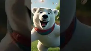 #shorts #polarbear #sunny #gardenparty #garden #kidsmusicmagic #cartoon #singalongadventure #disney