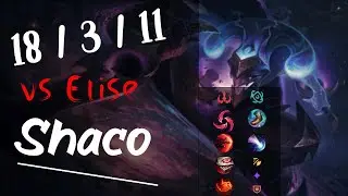 Shaco Jungle vs Elise - Challenger Replay KR