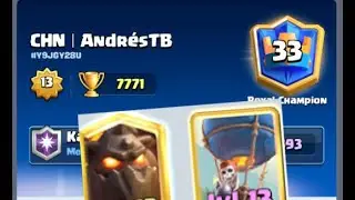 Best Lava Hound Balloon deck 👈 Andres The Boss Clash Royale