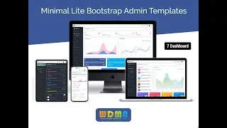 Minimal Lite Responsive Admin Dashboard Template Bootstrap UI Kit