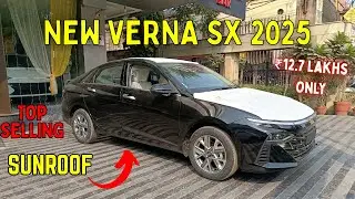 NEW HYUNDAI VERNA SX PETROL 2025😍 || NEW MODEL VERNA 2025😍|| MOST SELLING HYUNDAI VERNA👌
