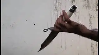 Custom Made Hand Forged Noah Smith Wick BOWIE Replica in 5160 spring Steel