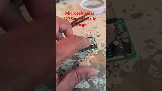 Microtek solar 1235va Driver ic change #inverter #electrical #love maan