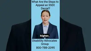 What are the Steps to Appeal an SSDI Denial?  #ssdi #disabilitybenefits #appeals