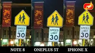 Oneplus 5T vs IPhone X vs Note 8 Camera Test Comparison