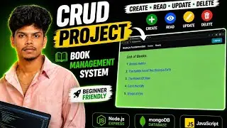 Full Stack MERN CRUD Project | React, Node.js, Express, MongoDB | Book  Details Management Website