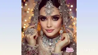 make up bride gowm make up artist make up look#bridemakeup #bridejewellery #makeuplook  