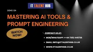 IT Talent Hub - Learn 360° AI - Join the demo to meet trainers about our upcoming AI workshop