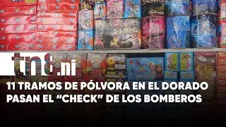 Bomberos inspeccionan tramos de p&oacute;lvora en Pista El Dorado, Managua