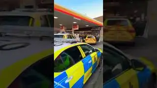 🚔Police Raid Unfolds at Local ⛽️Station #shorts #police #2025  #automobile #uk #life #vlog #travel