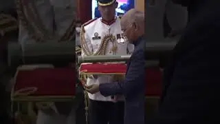 Indian Army Gallantry award ceremony by President Kovind #leadacademy #indianarmy #shorts