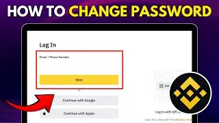 Как изменить пароль от своего аккаунта Binance | 2026