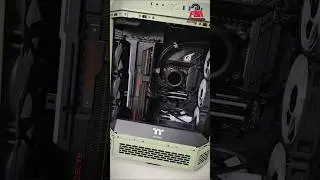 Epic Thermaltake Tower 600 Macha Green Custom Build- 9800X3D RX 9070XT ROG STRIX B850 Ryujin