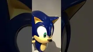 sonic statue I found in japan #shorts #japan #sonicthehedgehog #hololive #sega
