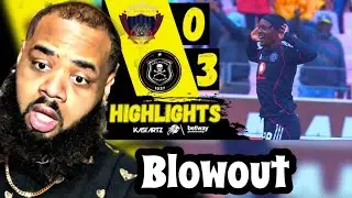 AMERICAN REACTS to CHIPPA UNITED vs ORLANDO PIRATES ‣ ALL GOALS & HIGHLIGHTS ⚽️