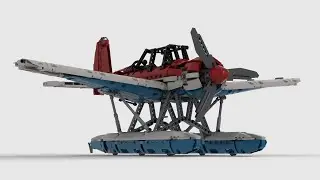 Lego MOC Arado AR196 - functions showcase