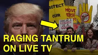 Trump SNAPS at female reporter as chaos ERUPTS!!!