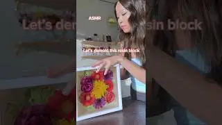 Preserved wedding flowers, wedding gift ideas sentimental art, resin demold ASMR demoulding casting