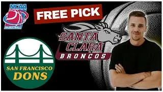 San Francisco vs Santa Clara CBB Picks Today | Nick Menken College Basketball Predictions