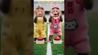 &ldquo;Tiny Warriors: Cat vs Bear Showdown#MonkeyDrama #FateChoice #EmotionalAnimals #CuteButSerious