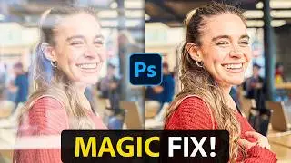 FINALLY! Photoshop Removes Window Reflections with 1-Click
