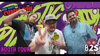 🍕 Экскурсия по пластиковым киоскам с пиццей | New York Comic Con 2025 🎨 (4K)