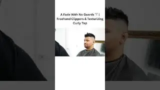 How To Cut A Fade With No Guards | Free Hand Clippers & Texturizing Tutorial