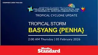 ☔️Weather Update as of 🕔 5:00 AM, Thursday, February 5, 2026
