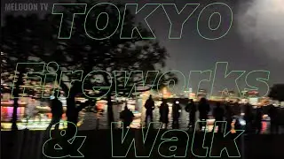 A Year-End Walk in Odaiba with Fireworks | 4K Dreamlike Walking Tour