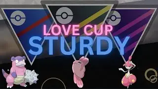Love Cup Great League Galarian Slowbro Alomomola Medicham team is STURDY in PokemonGo!
