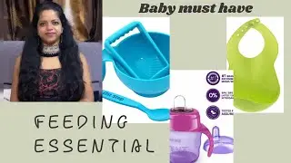 Baby Feeding Products to Buy before starting solid foods | Solid feeding essentials for 6-12 months