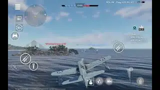 WB gamble and USS Baltimore naval gameplay #WTM 3kill W