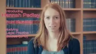 Legal Practice Course at the University of Huddersfield - Hannah Pedley