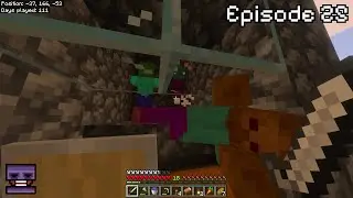XP/Mob Farm Construction Part 2  - Minecraft - Episode 25