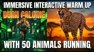 Immersive Interactive Warm Up Effective | Can You Run? | Burn Calorie At Home #immersivewarmup