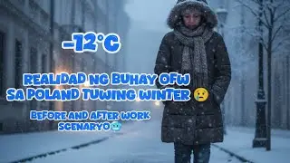 Realidad ng Buhay sa Poland tuwing Winter | before and after sa trabaho