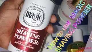 How to use MAGIC SHAVING POWDER /review & first impression