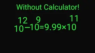 Can you solve this in 20 Seconds, whithout a Calculator // Calculate Powers.