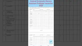 Assistant Professor Vacancies Central University 2025| Apply now last date 22-5-2025| #AP|#Govt_Job|