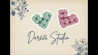 Macrame heart tutorial Quick and Easy DIY Macrame Heart Valentine's Gift in 10 mins ❤️ Doré26 Studio