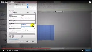 What is Minimum spacing and maximum spacing in Revit | Curtain wall | Beam System| Rebar